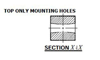 Junction Blocks NPT Porting - Cross Section