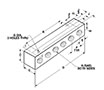 Junction Blocks SAE Porting - Dimensional Drawing