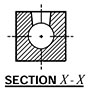 Single Row Manifolds SAE Porting - Cross Section